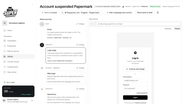 Super Phisher · capture 2/6